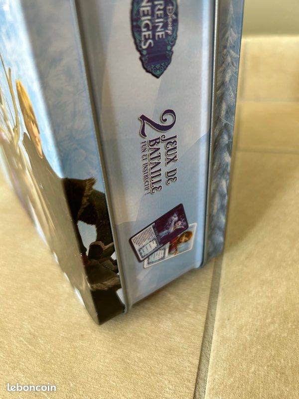 Boite et jeu de cartes la reine des neiges (image 5)