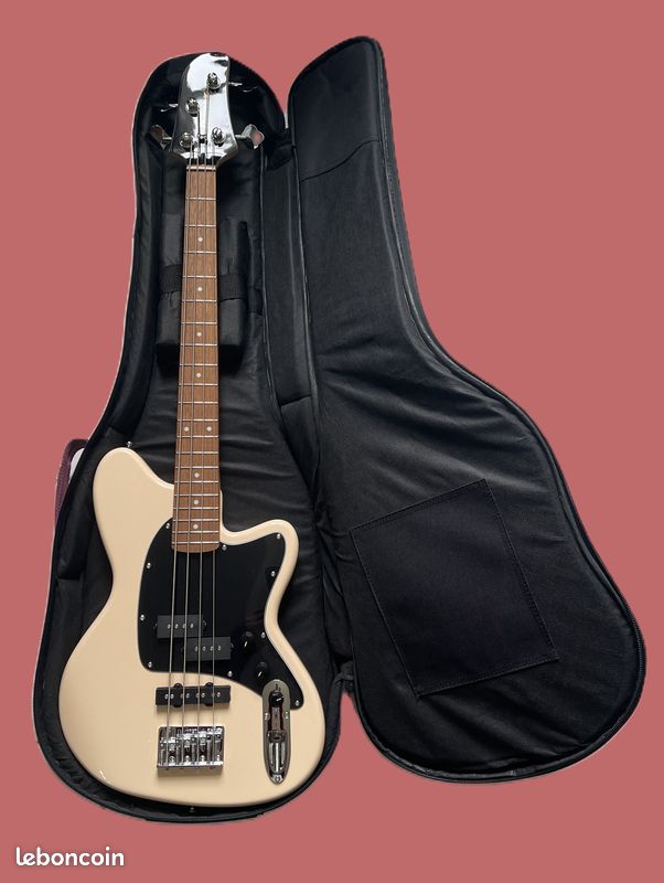 Basse électrique Ibanez TMB30-IV Ivoire manche short scale (image 1)