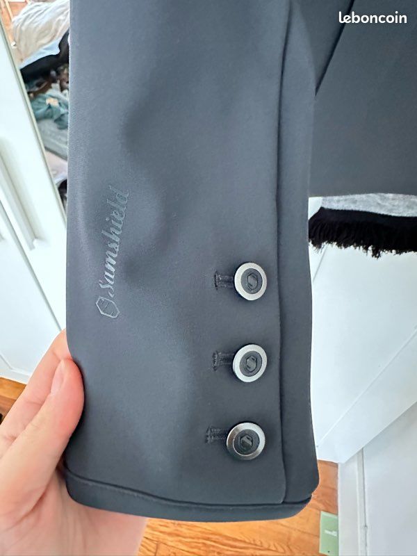 Veste D'équitation Samshield Victorine – Homme – Gris – Taille 48 (US 38) – Neuve Sans étiquette