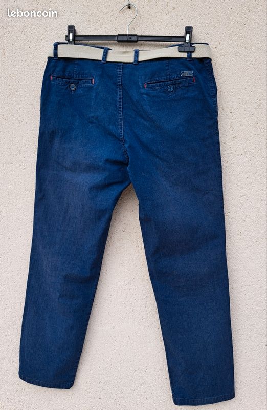 Coton Pantalon Homme Marque Lcdn Pantalon Marine Pour Homme Uni En