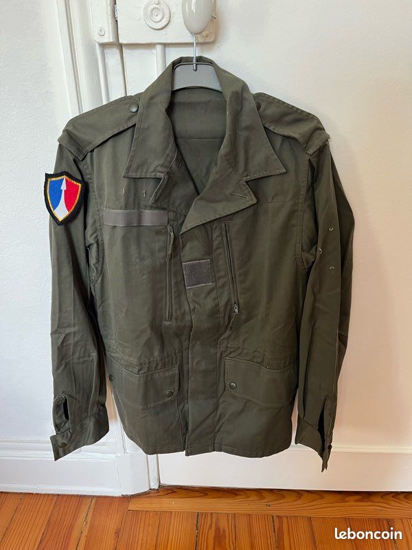 MANTEAU CAPOTE MILITAIRE laine Kaki uniforme WW2 Indochine Algérie