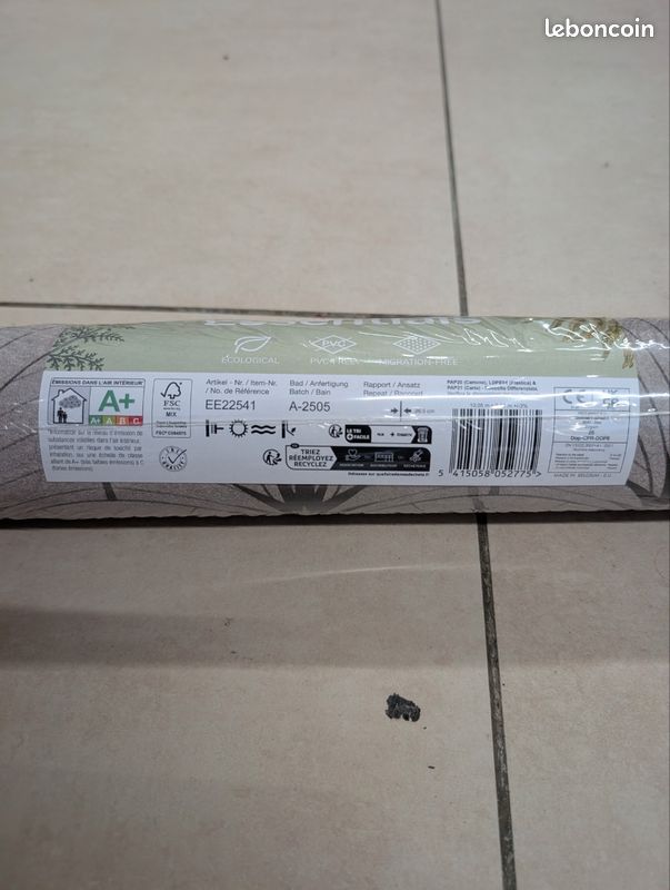 Rouleau de papier peint neufs ECODECO ESSENTIALS (image 2)