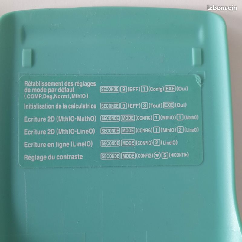 Calculatrice Casio fx 92 Collège 2D+ (image 4)
