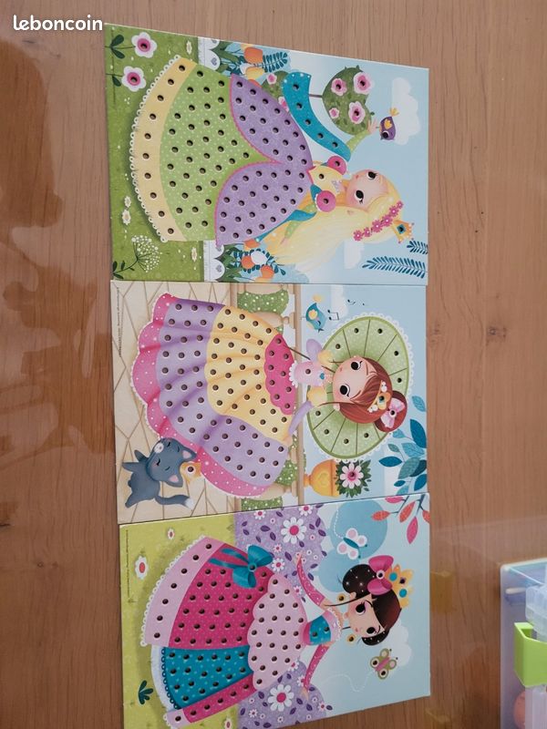 Jeu planche avec perles (image 1)