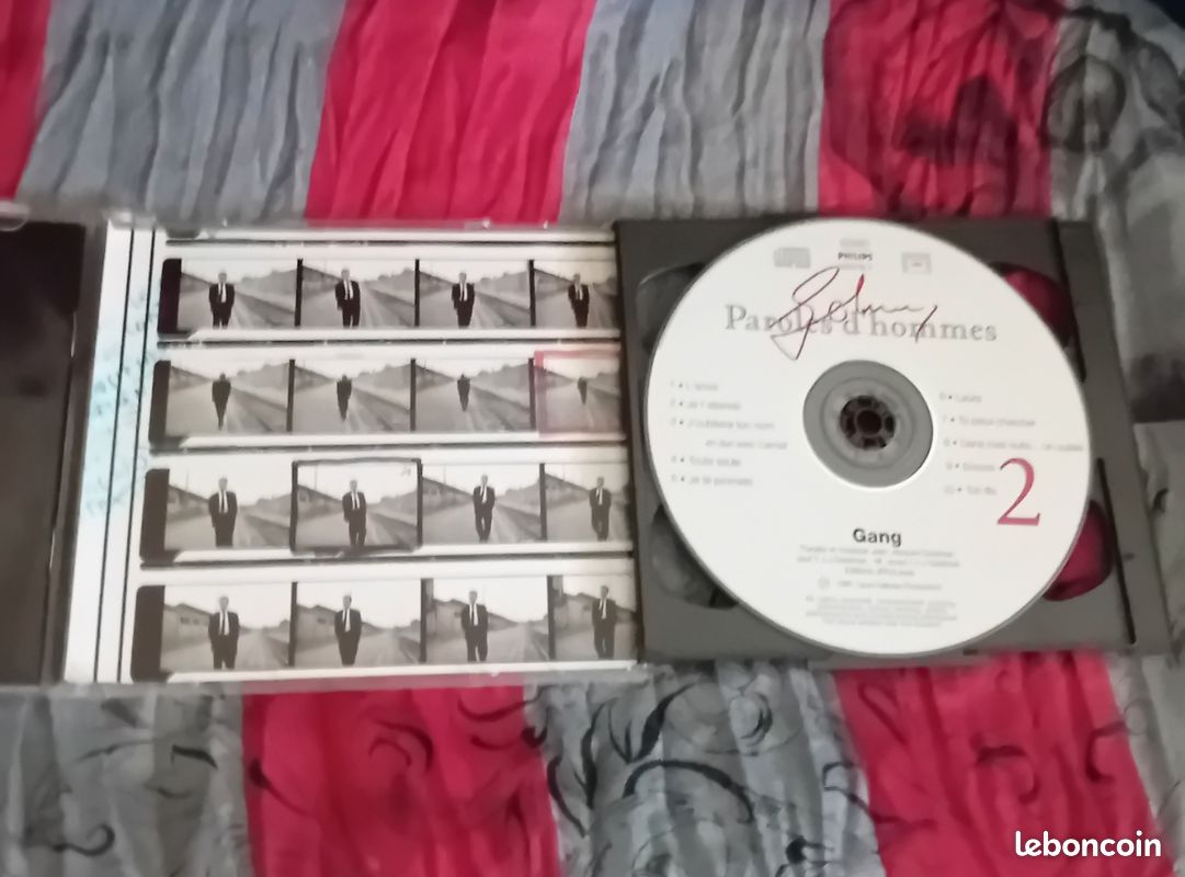 Double album cd Johnny Hallyday " Paroles d'hommes " (image 6)