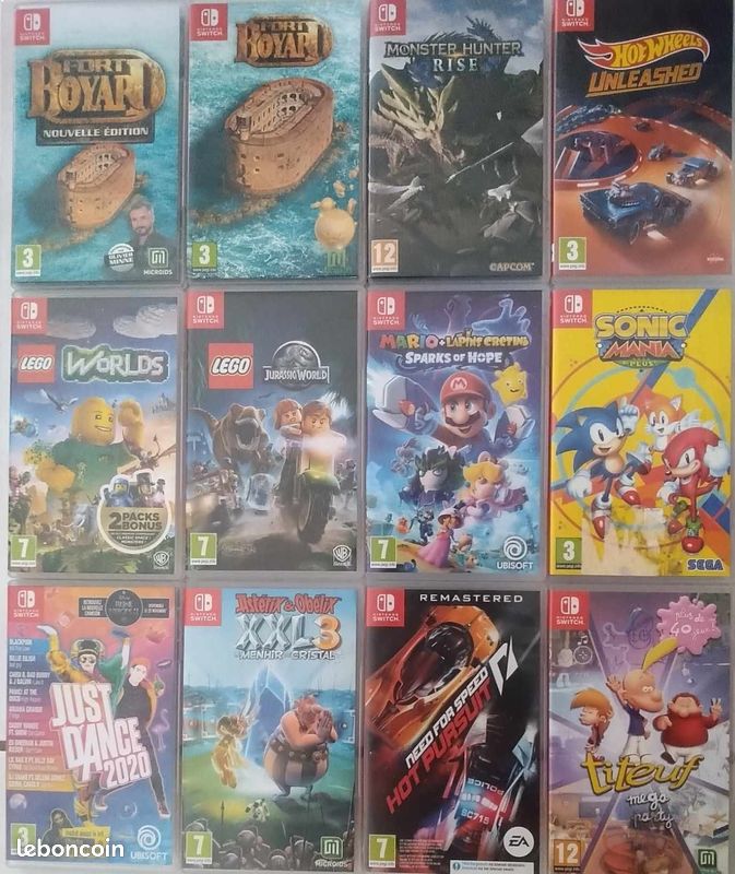 Jeux Nintendo Switch en lot ou à l'unité (image 2)
