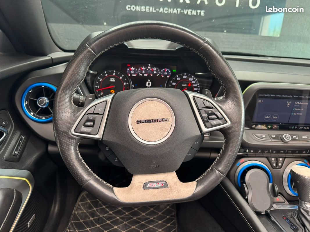 CHEVROLET CAMARO SS CABRIOLET 6.2 V8 453ch - MALUS INCLUS Déjà payé (image 21)