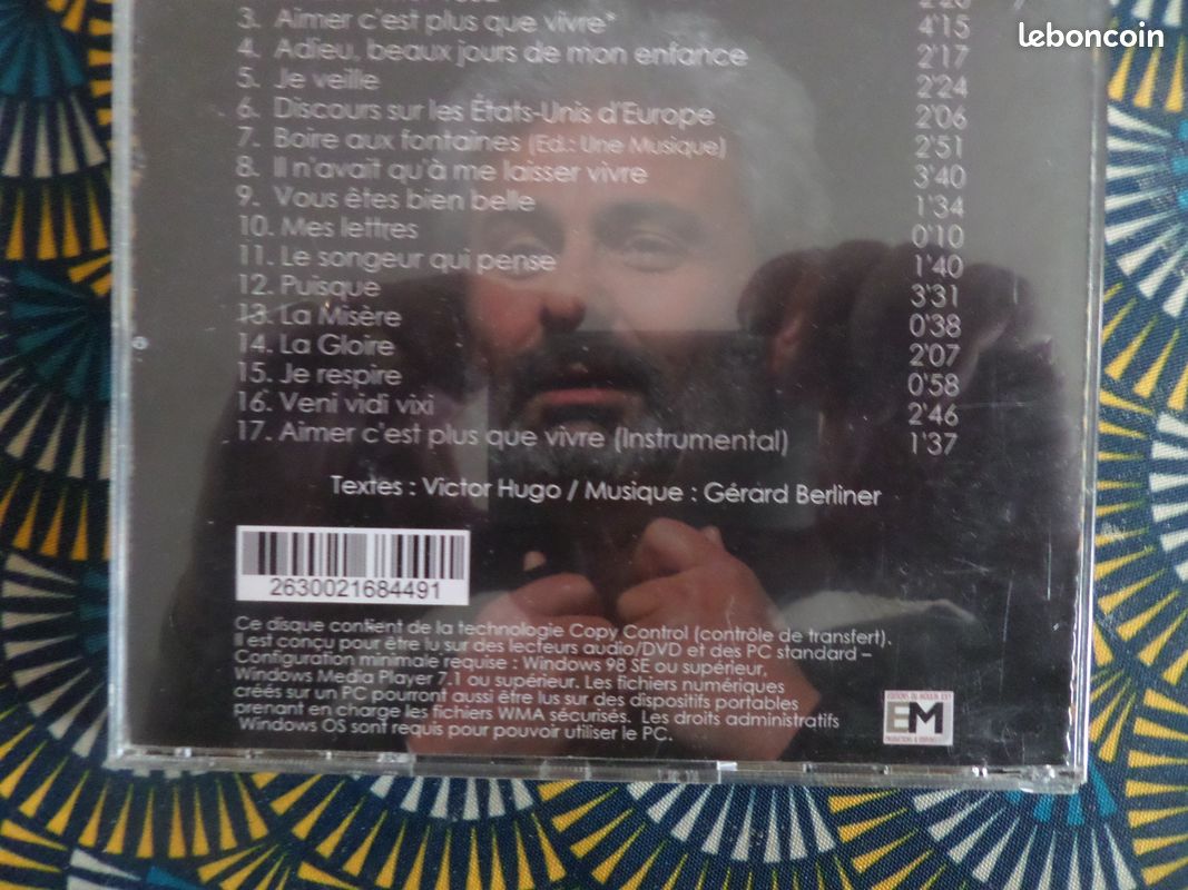 Berliner chante victor hugo cd (image 2)