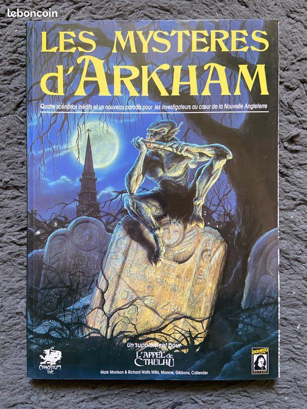 L'APPEL DE CTHULHU - Terreur Sur Arkham - Descartes - Jeu De Rôle Occasion