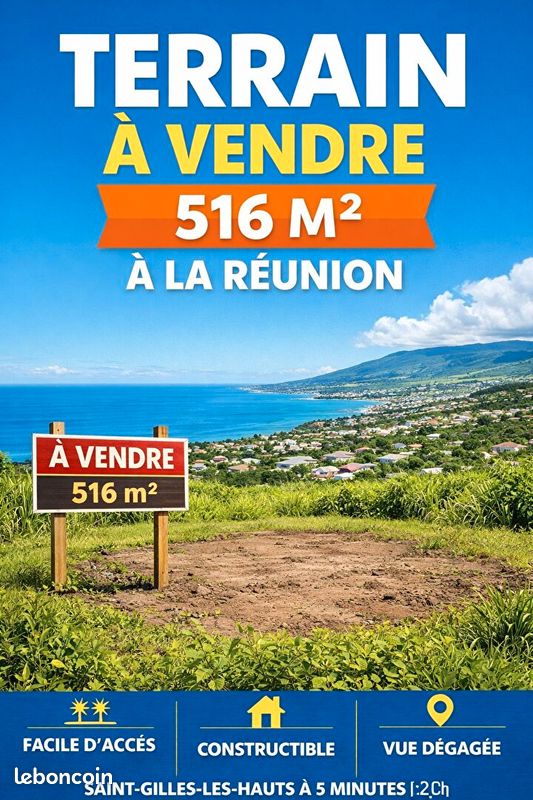 Terrain 516 m² · à Saint-Paul · 516 m² · 237 000 €