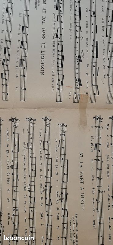 Vintage 1936 Pour chanter Forest (image 3)