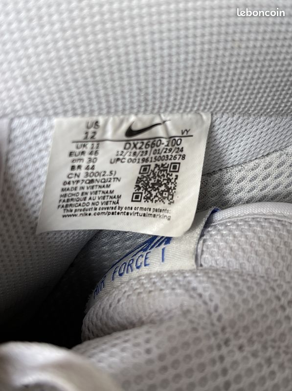 Nike Air Force 1 taille 45 (image 4)