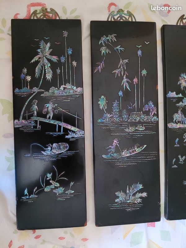 4 tableaux nacrés (Vietnam) (image 2)