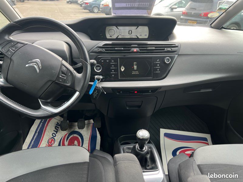 Citroën C4 Picasso II BlueHdi 115 Feel Edition Nav - GPS Distribution kit embrayage, neuve monospace compact, bleu 5 cv, 5 portes, première mise en circulation le 23/01/2014 garantie 12 mois (image 4)