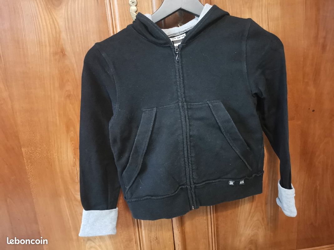 Sweat zippé à capuche IKKS 10 ans (image 1)