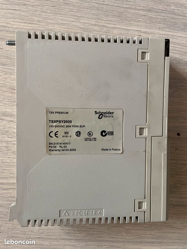 TSXPSY2600 Alimentation rack automate Schneider (image 2)