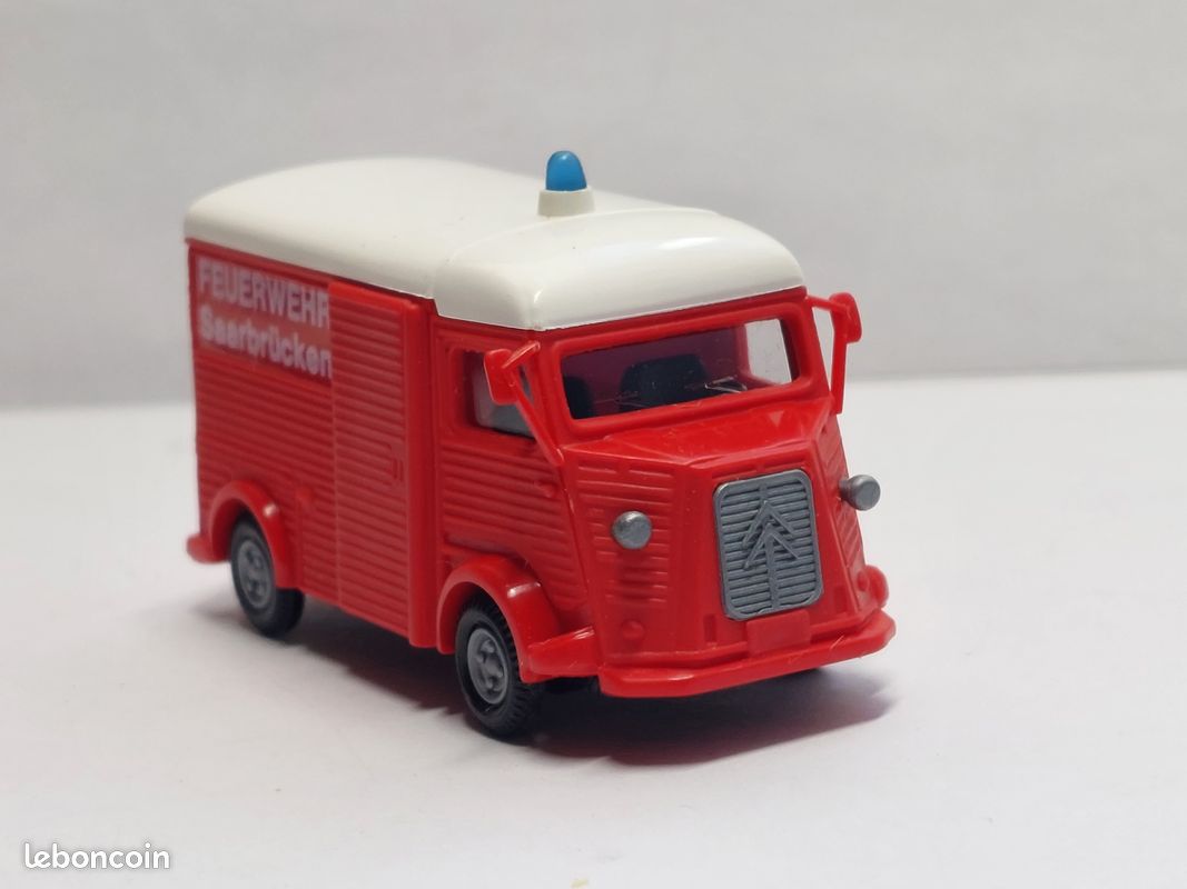 Camion De Pompier Jouet Citroën Tube HY - Copie Passager - 1/10ème - JRD / Vébé, Neuf