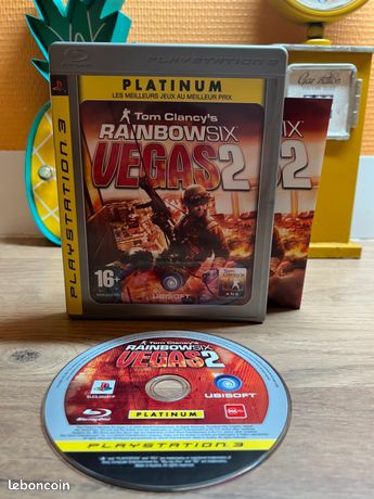 Jeu PS3 : Tom Clancy's Rainbow Six Vegas 2 + Ghost Recon 2 - Version FR Pal - Complet