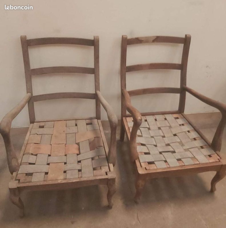 Lot de 2 fauteuils à rénover (image 1)