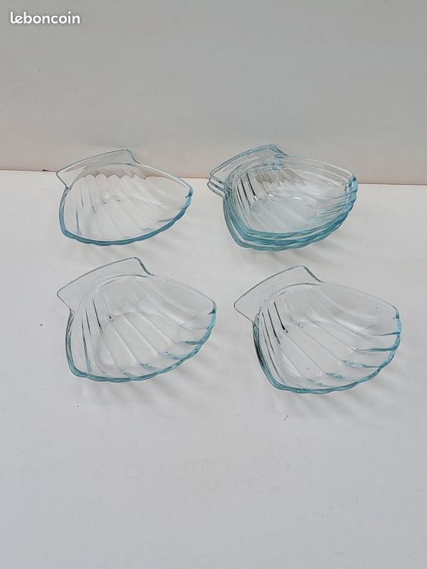 Lot de 6 Ramequins "Coquille Saint-Jacques" Vintage - Pyrex France (image 10)