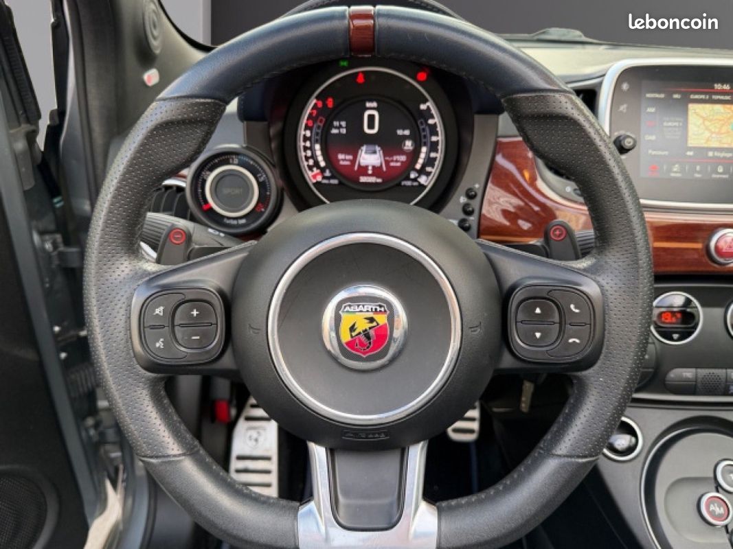 ABARTH 695C 1.4 Turbo 16V T-Jet 180 ch BVA5 Rivale beats radar de recul CarPlay (image 9)