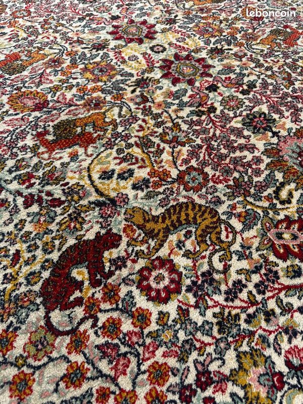 Tapis géométrique 120*160cm, tapis vintage lavable en machine, tapis de bureau fin antidérapant, adapté au salon, à la chambre | Leroy Merlin