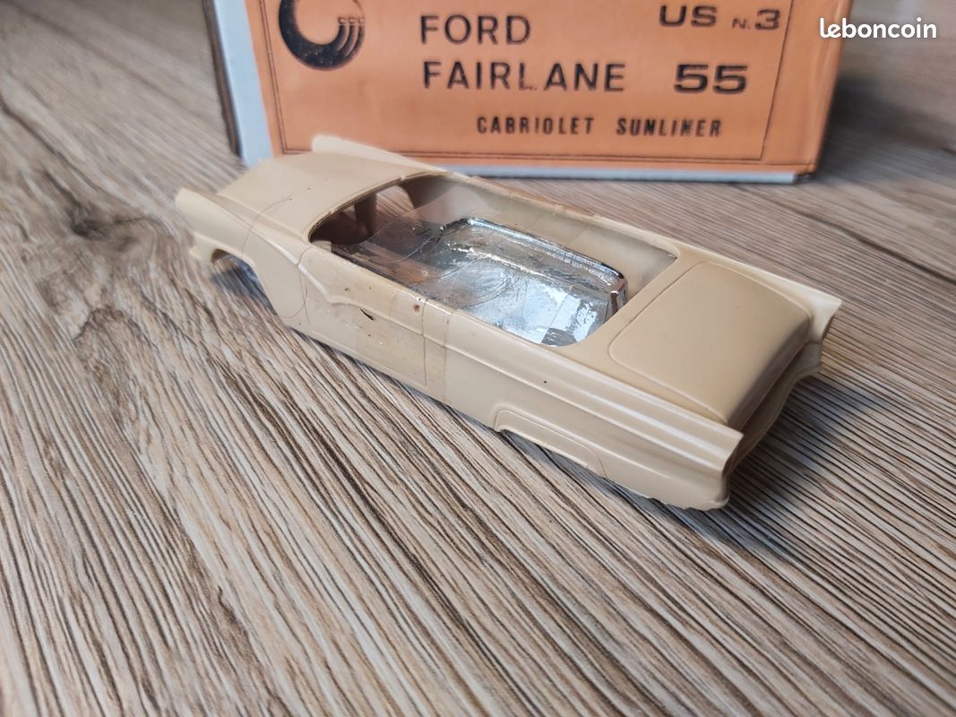 Ford Cabriolet 1936 CCCUS France N°2 – Kit Monté En Résine, échelle 1/43, Bordeaux
