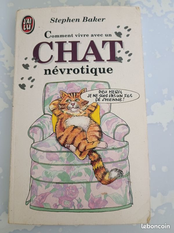 Livre Comment vivre avec un chat névrotique (image 1)