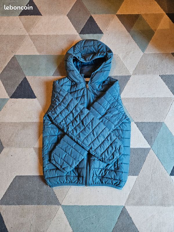 Manteau bleu clair 12 ans (image 2)