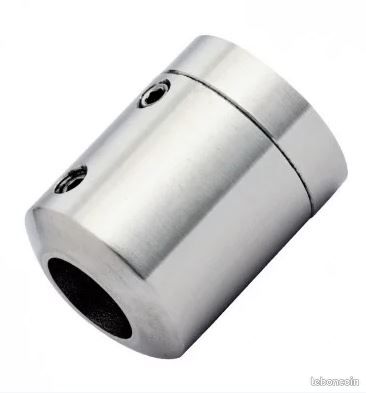 9 x Depart mural de lisse garde corps inox diametre 12 mm (image 1)