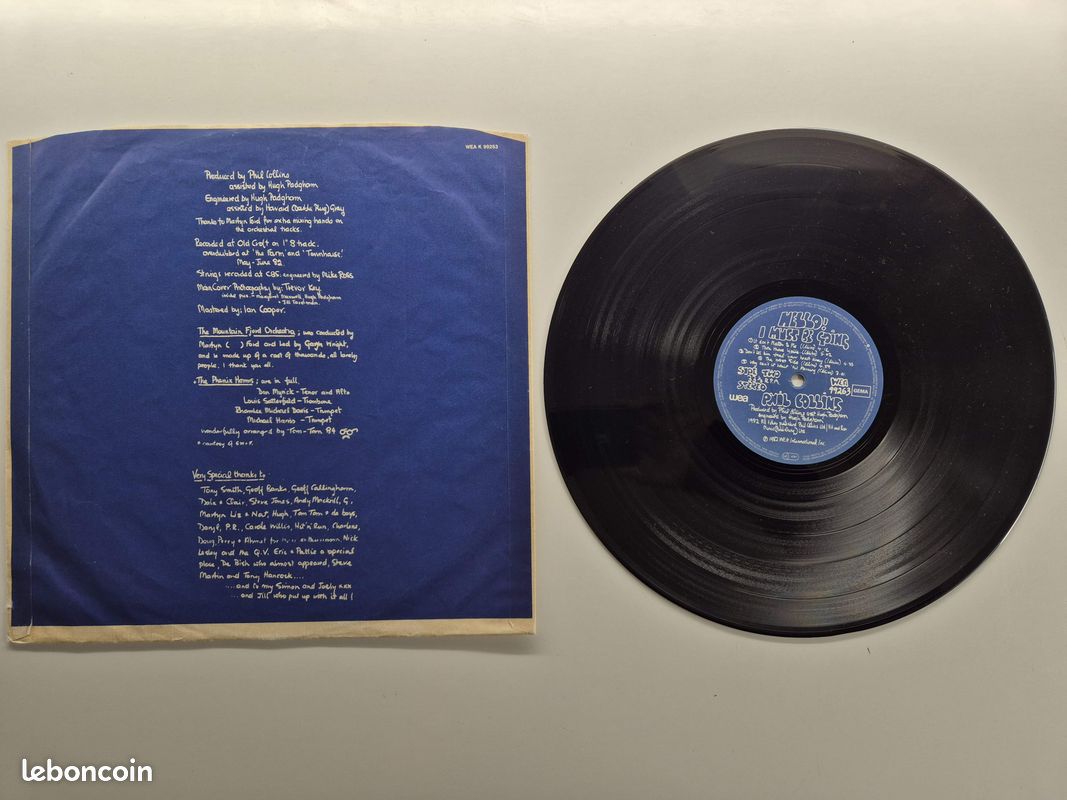 Vinyle 33T - Phil Collins - Hello I must be going (1982) (image 5)
