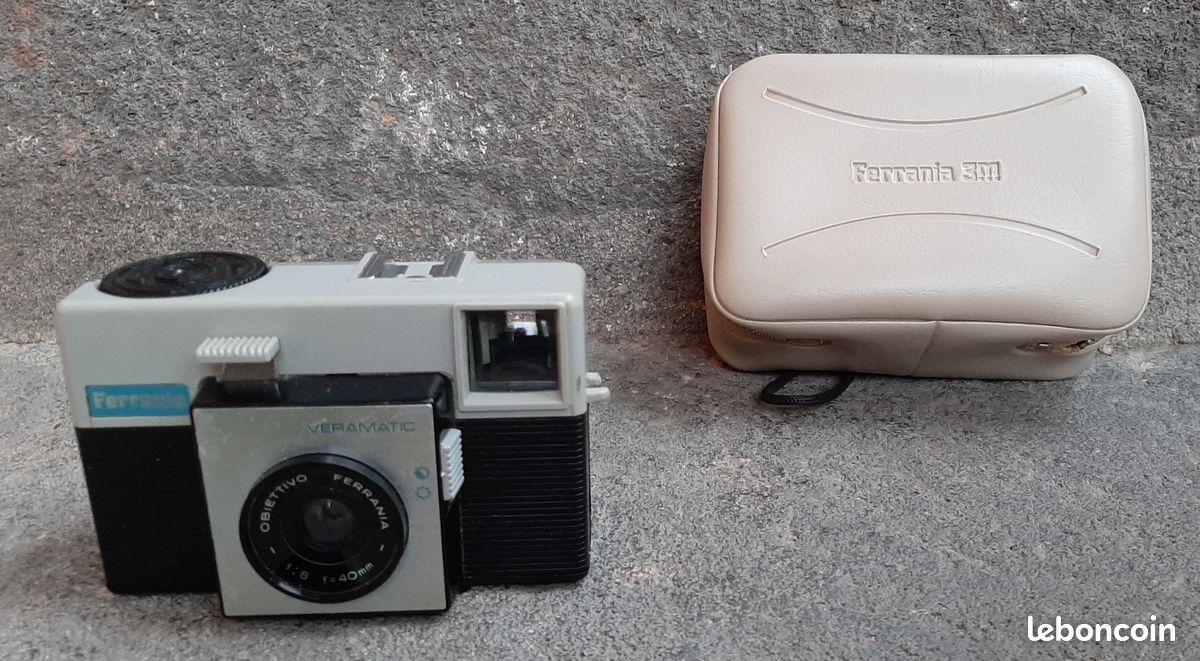 ANCIEN APPAREIL PHOTO VINTAGE 35mm - FERRANIA LINCE 3 - Italie 1963