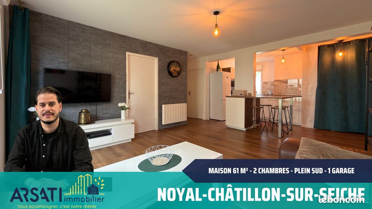 Appartement 3 pièces 61 m² · à Noyal-Châtillon-sur-Seiche · 61 m² · 199 900 €