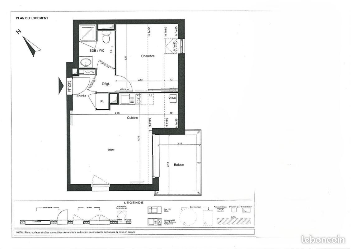 Appartement 2 pièces 36 m² · à Carquefou · 36 m² · 155 900 €