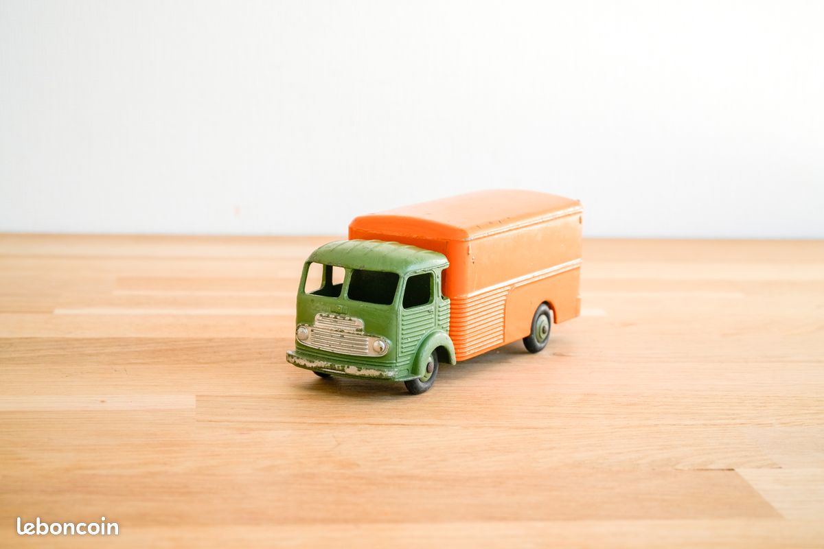 Dinky Toys Atlas Furgone Simca Cargo, Grigio E Verde, Scala 1/50, Scatola Originale