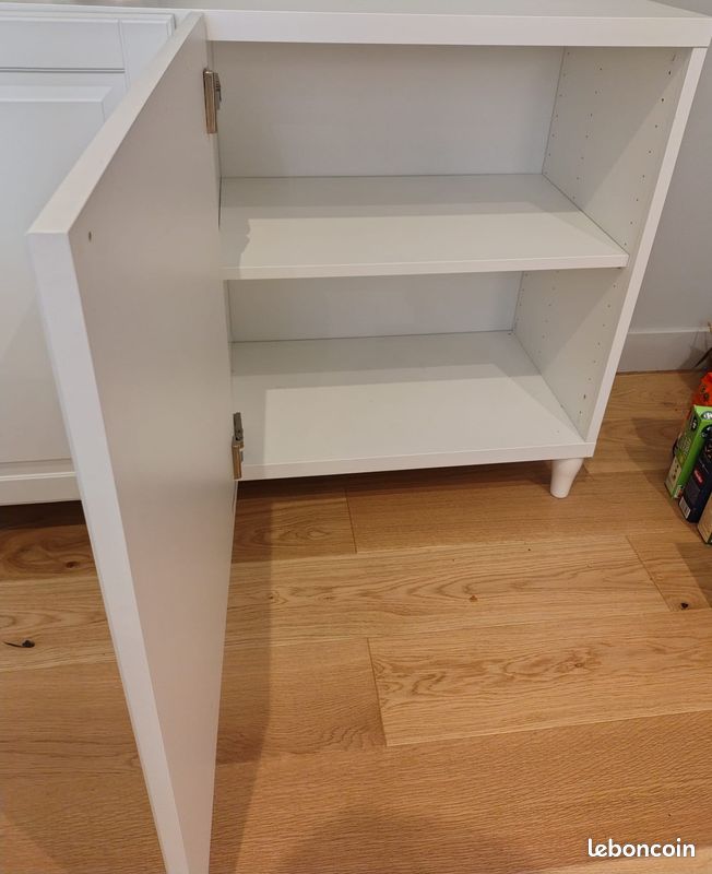 BESTÅ Blanc - Meuble Rangement avec Portes (image 6)