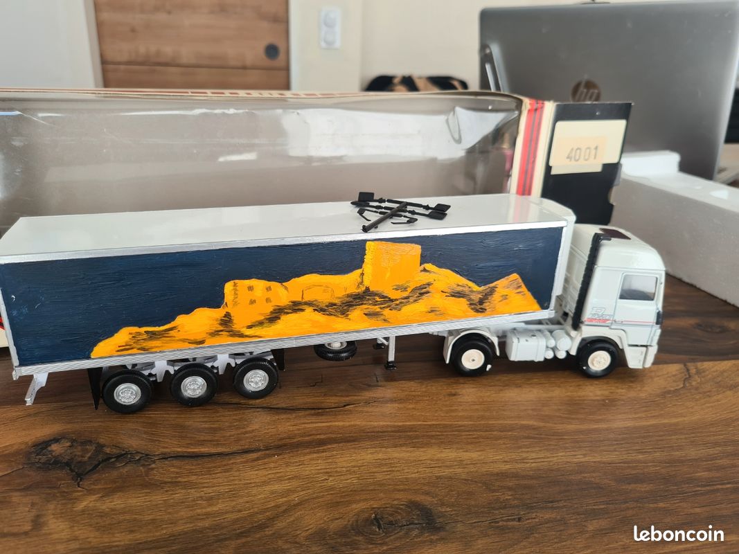 Camion Semi-remorque Publicitaire Eligor LAMY Editions - Échelle 1/43