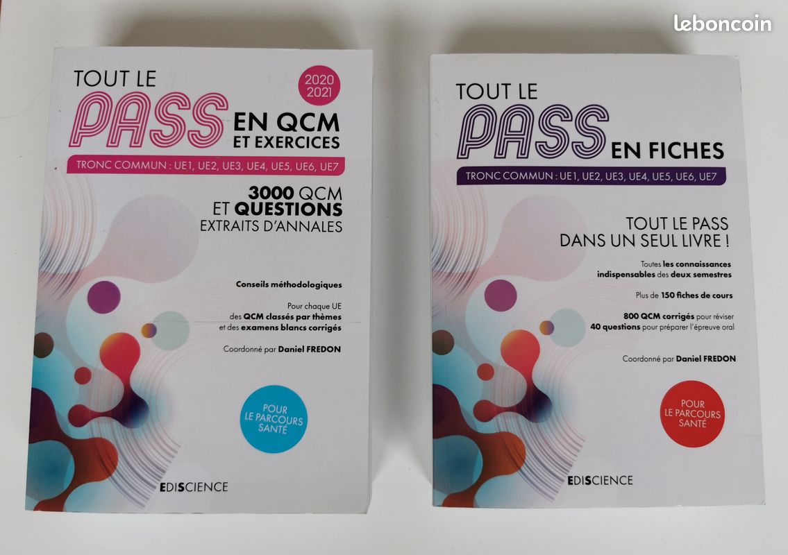 Tout le PASS en QCM et exercices / Fiches (image 1)