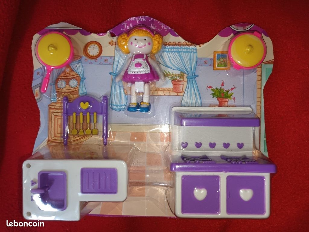 Vintage Figurine Poupée Pretty Sally Play set la Cuisine (image 1)