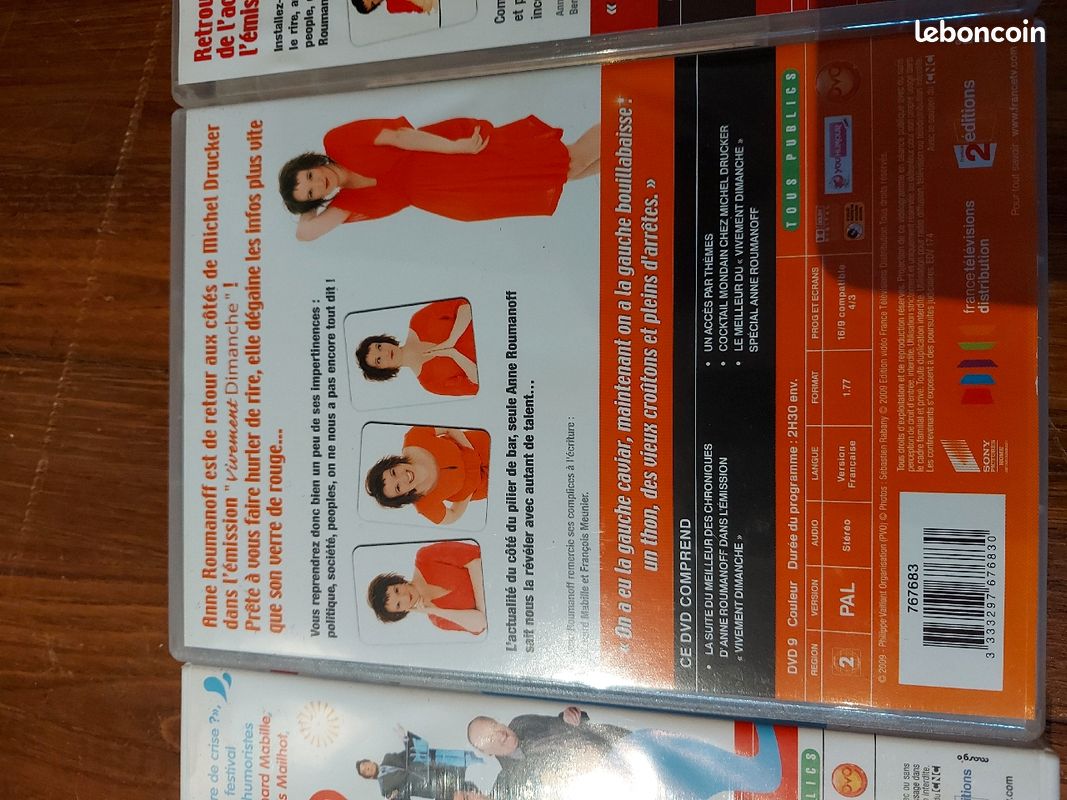 Lot 3 DvD Anne Roumanoff (image 3)