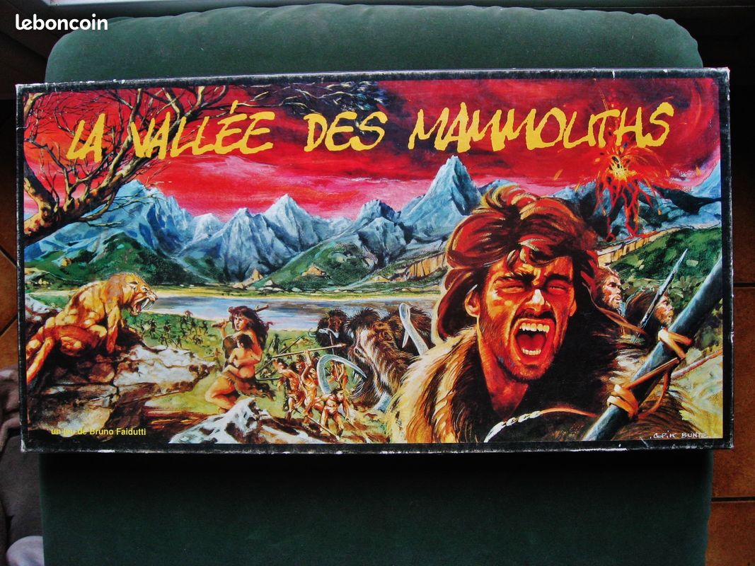 JEU DE SOCIETE LA VALLéE DES MAMMOUTHS / LUDODELIRE 1991 (image 1)