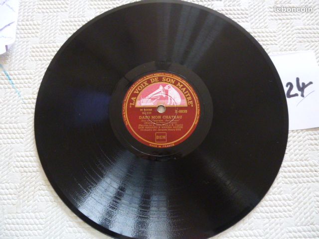 ANCIEN DISQUE Aiguilles ou Saphir ? SANTA MARIA DANS MON CHÄTEAU N° K.8835 (image 3)