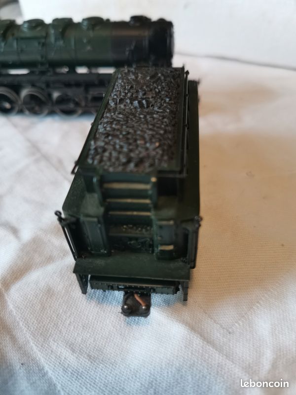 Locomotive Vapeur Jouef HO – 150 X 29 – Décor Dépôt Audun Le Romain – Pour Pièces Ou Collection