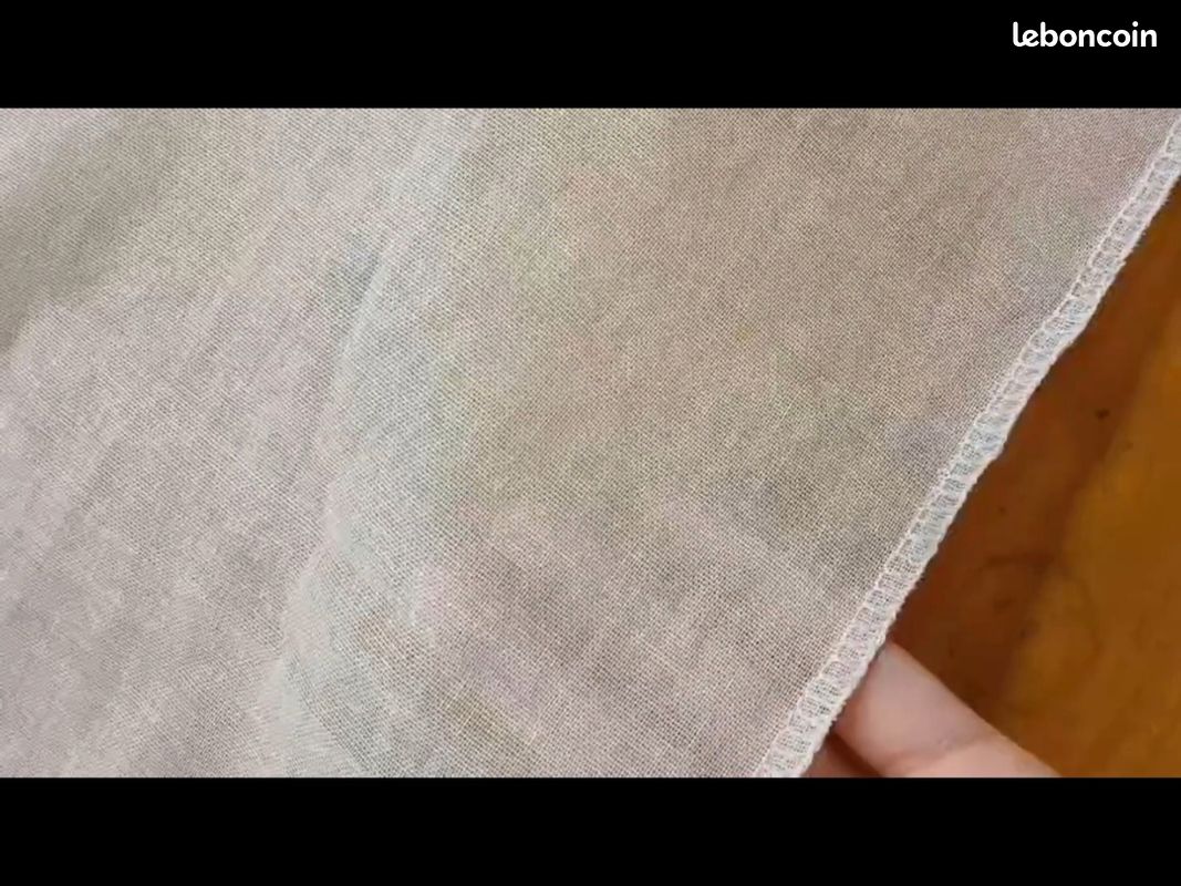 Tissu Coton Naturel ÉTamine Cuisine 100% Non Blanchi Réutilisable 900x82cm - Filtre Lait Noix Légumes