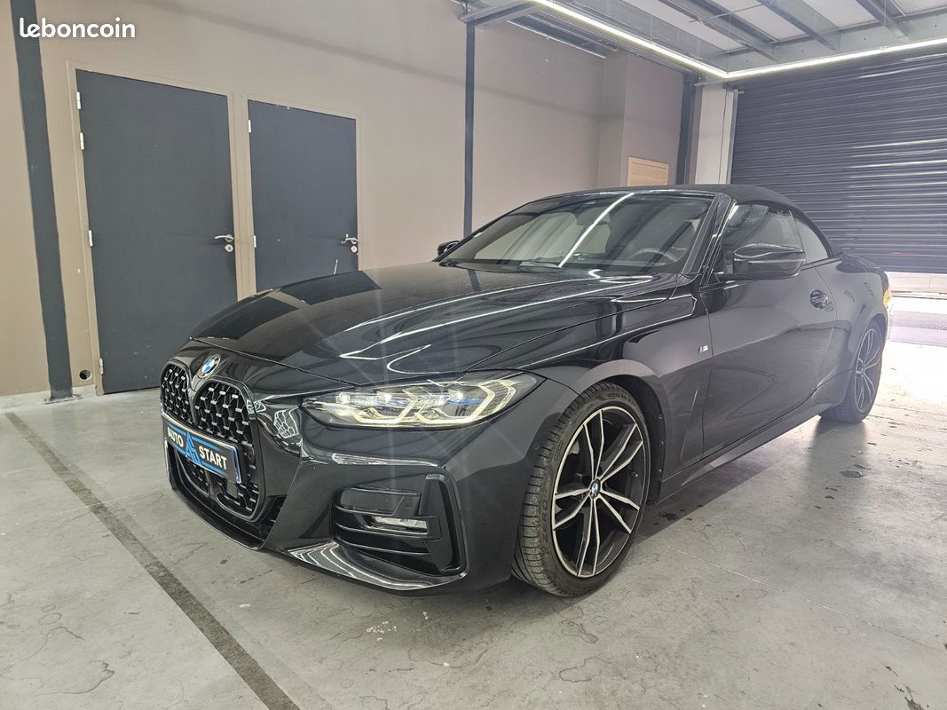 BMW 420i cabriolet M Sport / feux laser / ecrans full curvate display / siege chauffant / chauffage de nuque / régulateur auto adaptatif / feux auto / essuie-glace auto / volant chauffant / hayon ... (image 6)