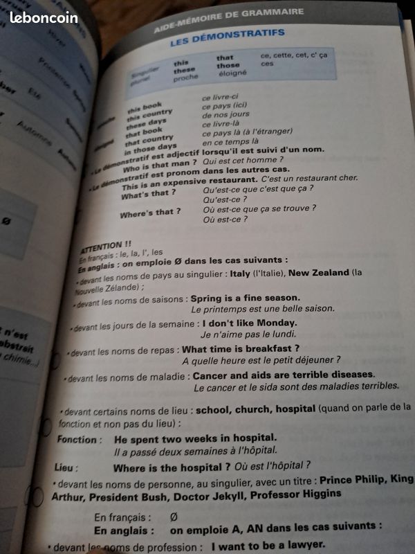 Carnet de vocabulaire Anglais 4ème/3ème Hachette MC Bomont (image 3)