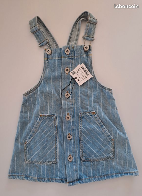 NEUF Robe salopette en Jean 5 ans - ZARA (image 4)