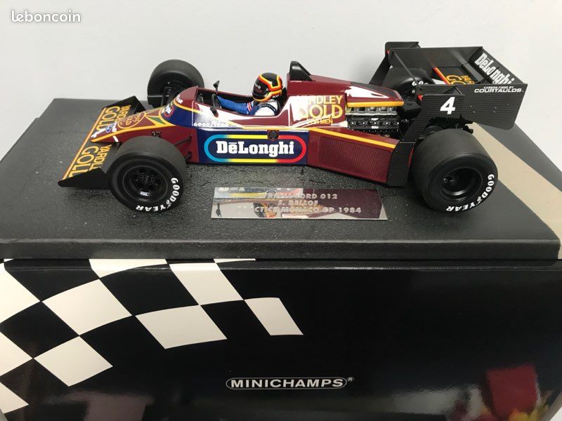 F1 tyrrell ford 012 stefan bellof practice monaco de 1984 au 1/18 scale 117840404 (image 3)