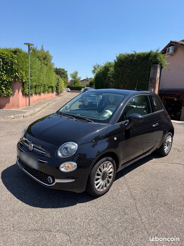 Fiat 500 noir (image 1)