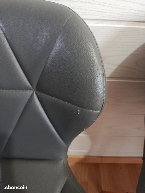 4 chaises simili cuir (image 5)